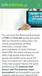 Mobile Screenshot of cprandfirstaid.net